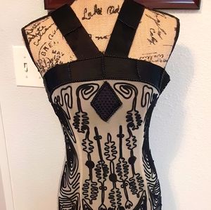 Bebe 💃gorgeous beaded dress XS